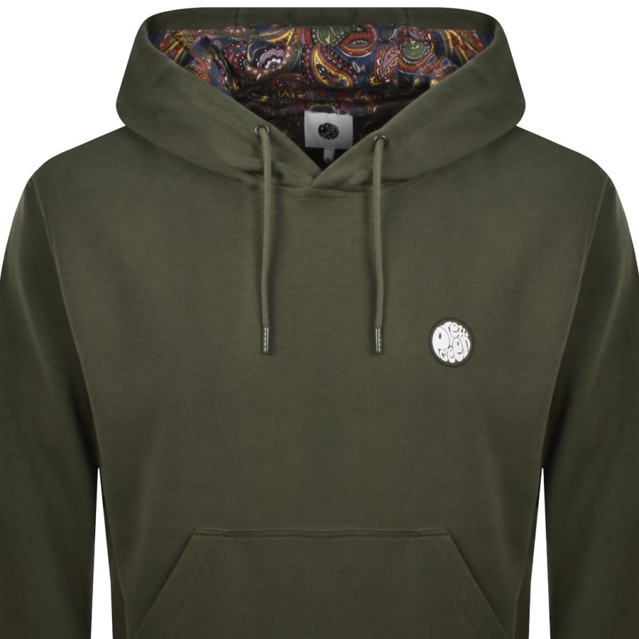 Image number 2 for Pretty Green Logo Hoodie Green