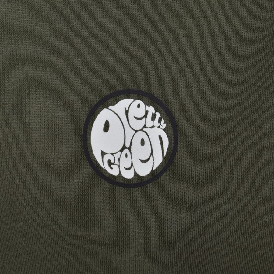 Image number 3 for Pretty Green Logo Hoodie Green