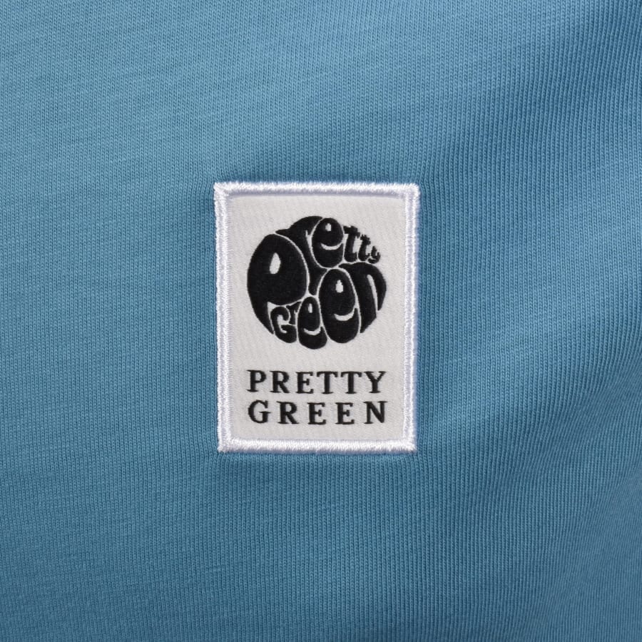 Image number 3 for Pretty Green Sinclair T Shirt Blue