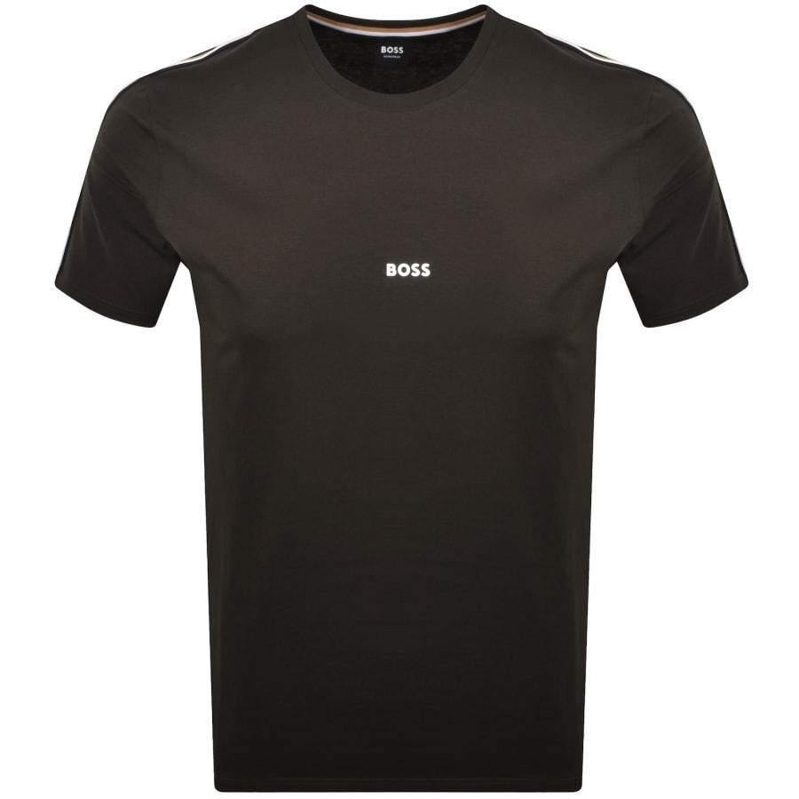 Image number 2 for BOSS Unique T Shirt Dark Brown