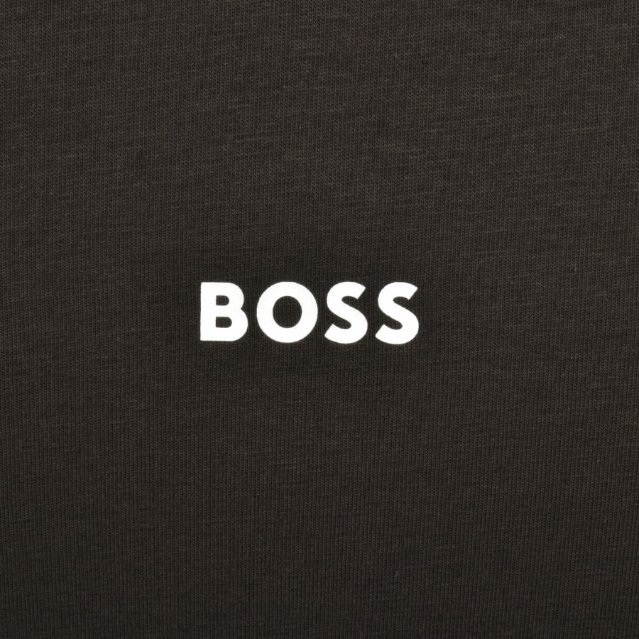 Image number 4 for BOSS Unique T Shirt Dark Brown