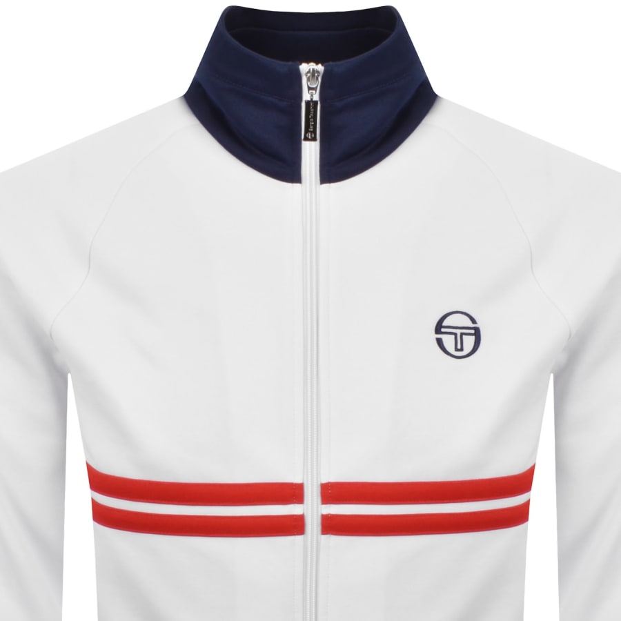 Image number 2 for Sergio Tacchini Dallas Track Top White