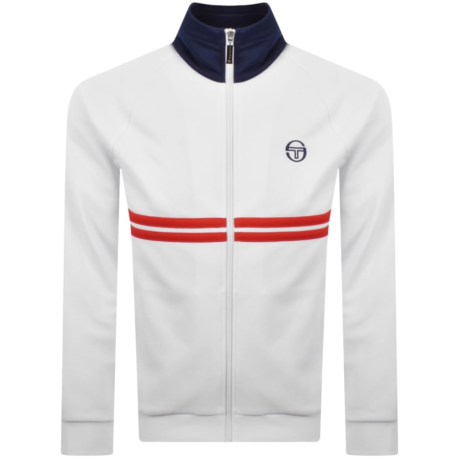 Image number 1 for Sergio Tacchini Dallas Track Top White