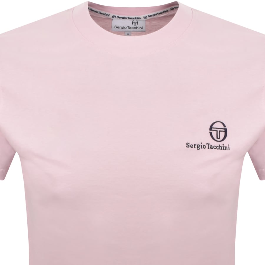 Image number 2 for Sergio Tacchini Felton T Shirt Pink