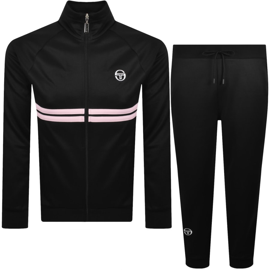 Image number 1 for Sergio Tacchini Dallas Tracksuit Black