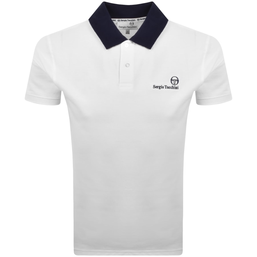 Image number 1 for Sergio Tacchini Bondi Polo T Shirt White