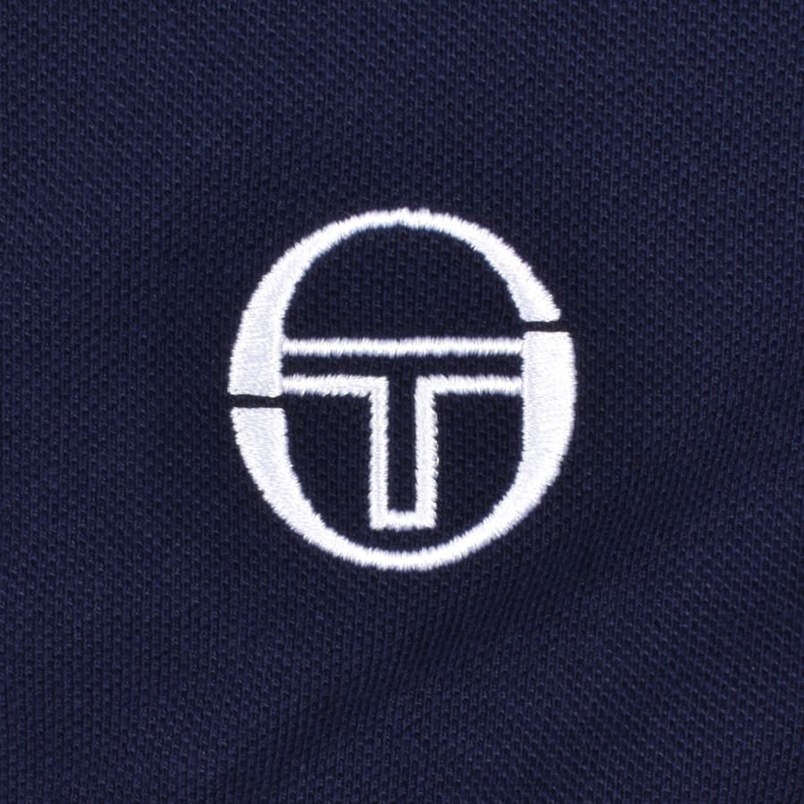 Image number 3 for Sergio Tacchini Supermac Polo T Shirt Blue