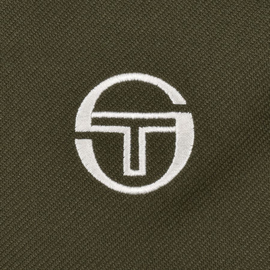 Image number 3 for Sergio Tacchini Locchi Track Top Khaki