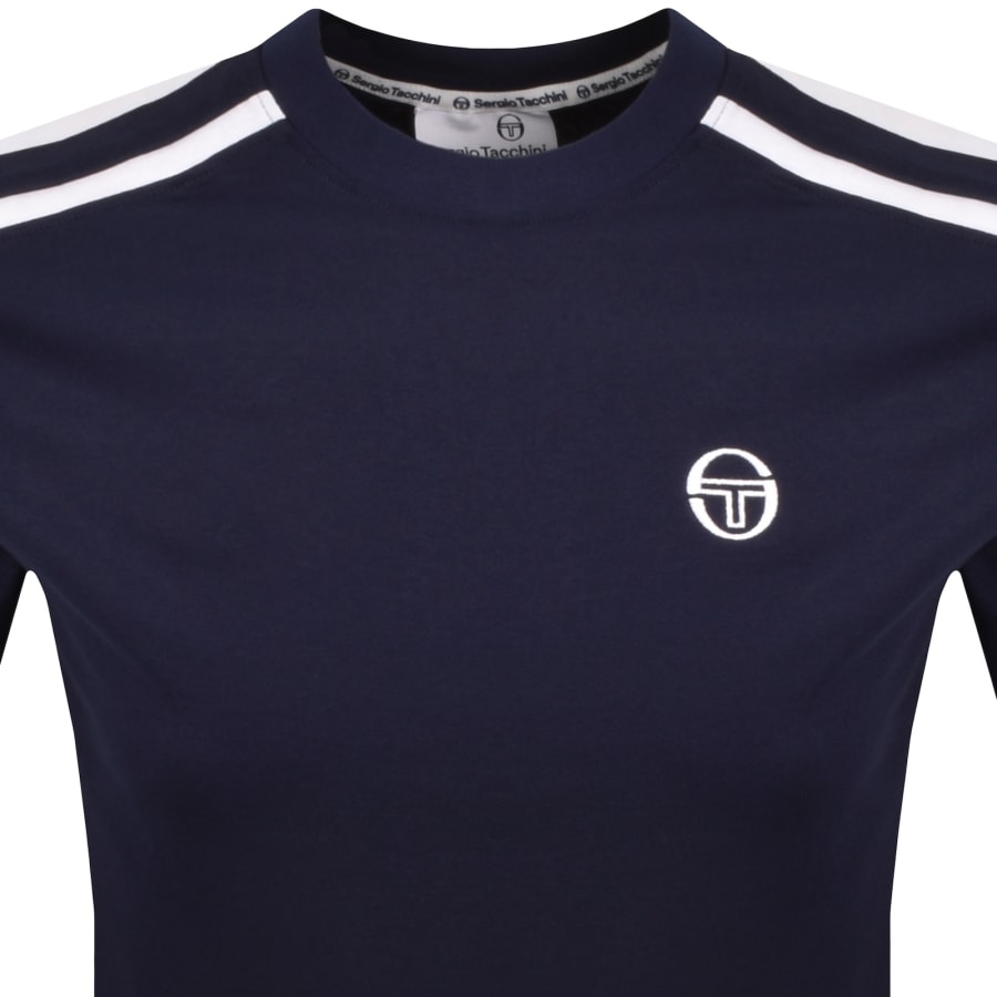 Image number 2 for Sergio Tacchini Locchi T Shirt Blue