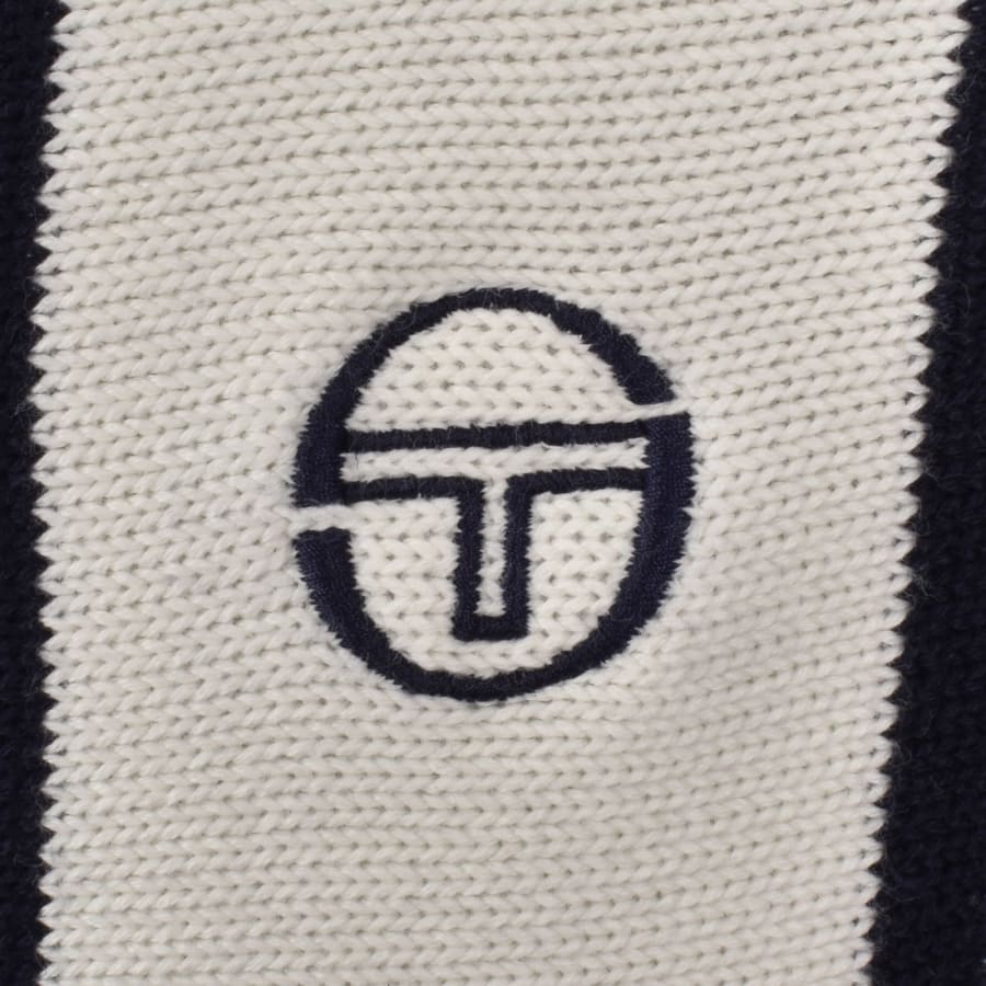Image number 3 for Sergio Tacchini Cipri Knit Cardigan Navy