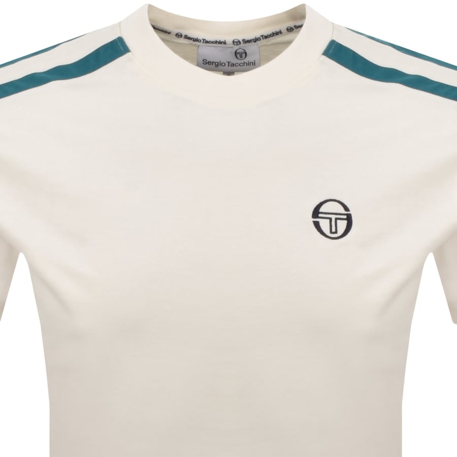 Image number 2 for Sergio Tacchini Locchi T Shirt Cream