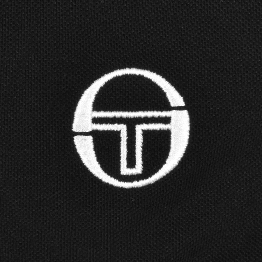 Image number 3 for Sergio Tacchini Supermac Polo T Shirt Black