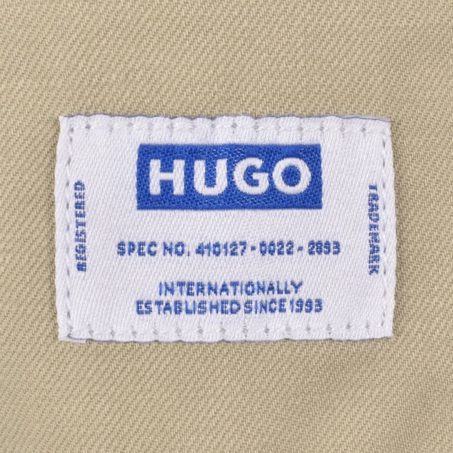 Image number 4 for HUGO Blue Gutwin262 Chino Shorts Beige