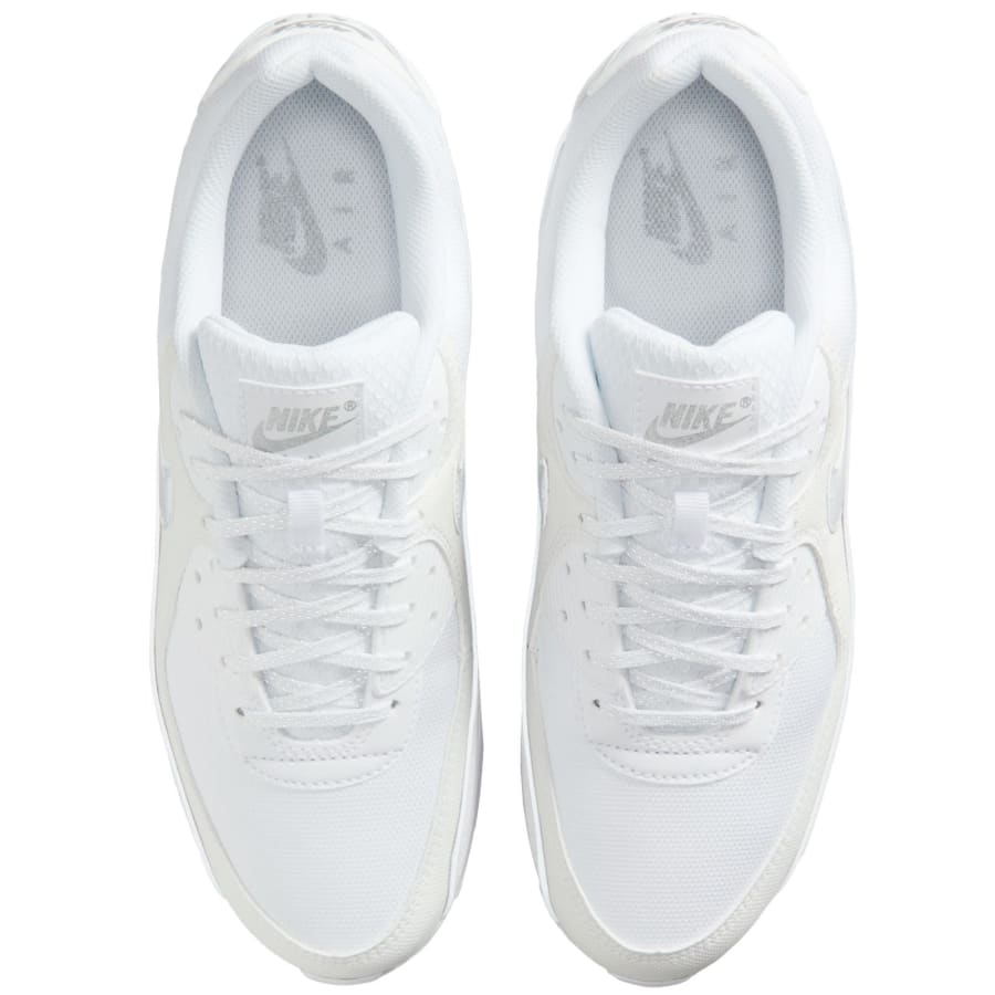 Image number 3 for Nike Air Max 90 Premium Trainers White