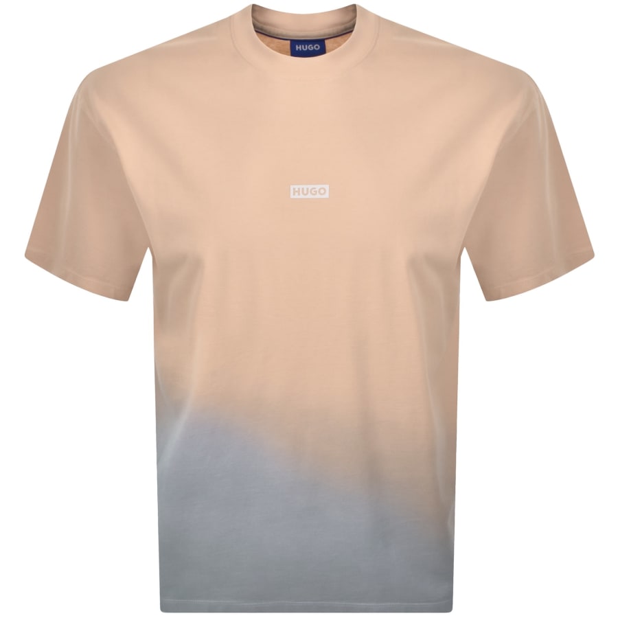 Image number 2 for HUGO Blue Nalono T Shirt Orange
