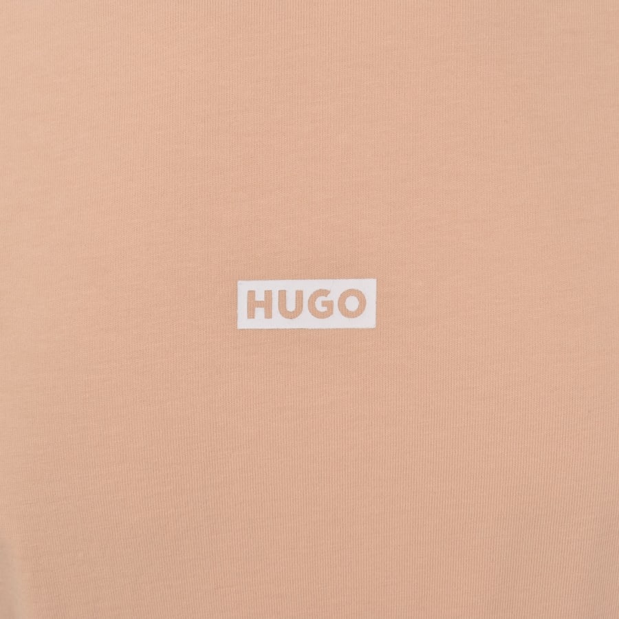 Image number 4 for HUGO Blue Nalono T Shirt Orange
