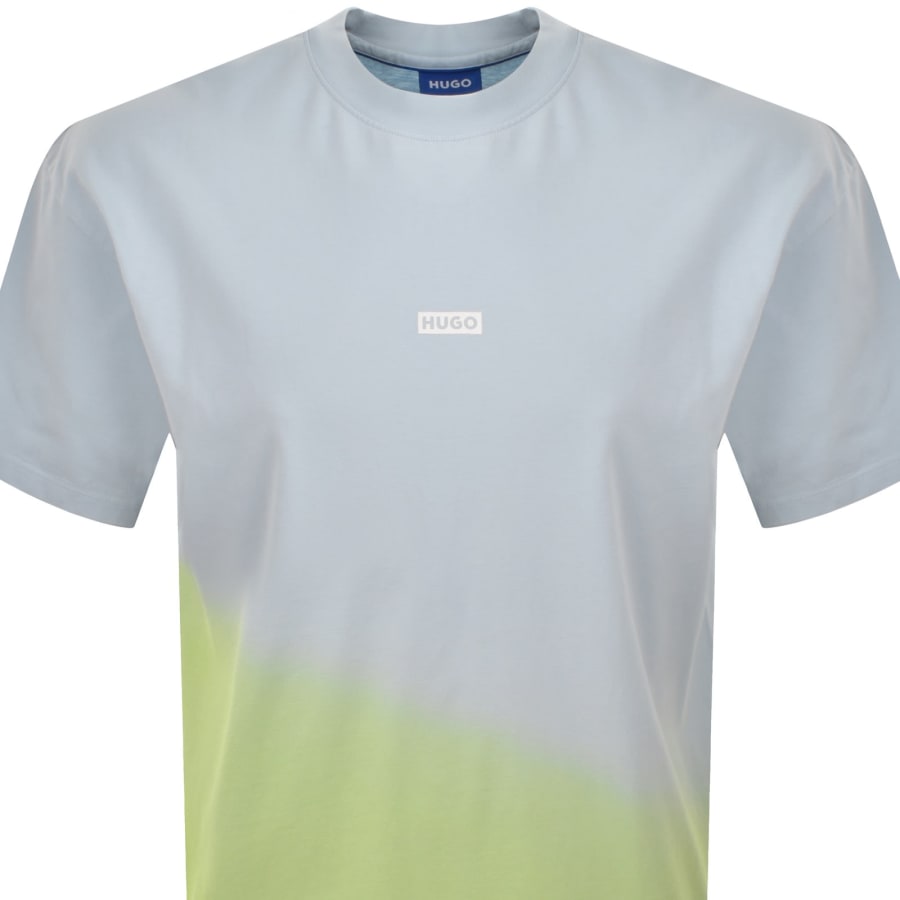 Image number 3 for HUGO Blue Nalono T Shirt Blue