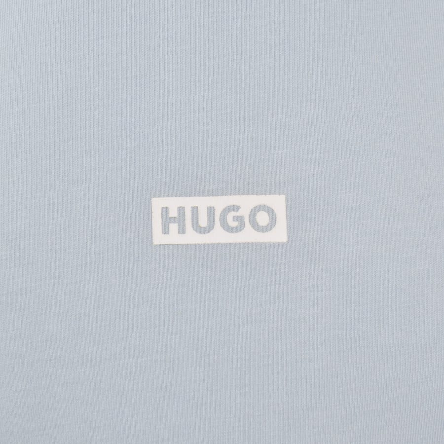 Image number 4 for HUGO Blue Nalono T Shirt Blue