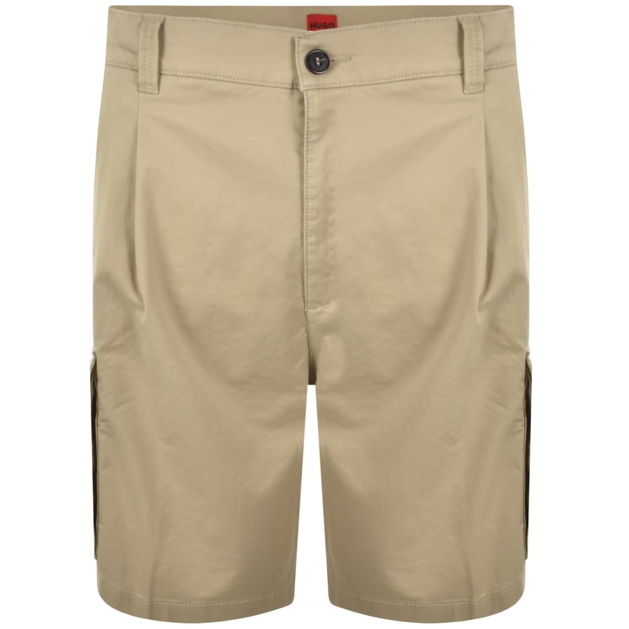 Image number 2 for HUGO Craysen262 Cargo Shorts Beige