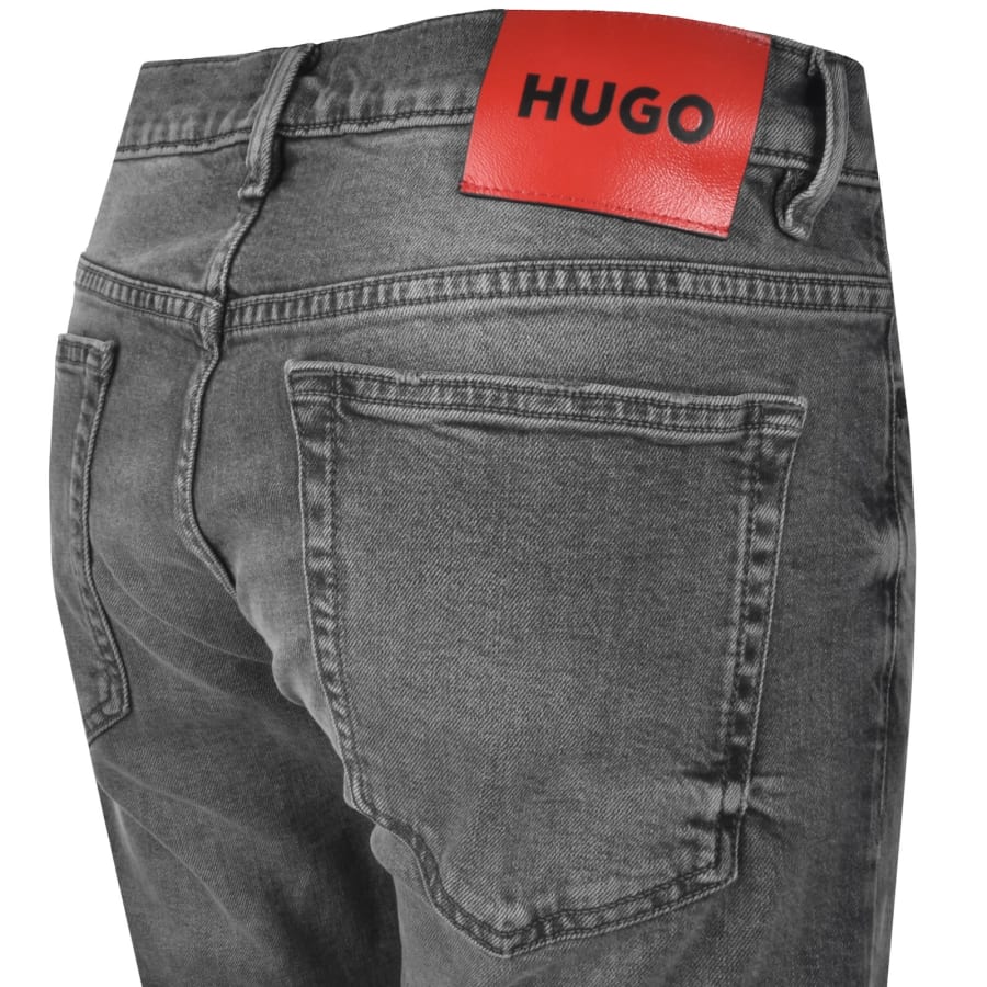 Image number 4 for HUGO 708 Slim Jeans Grey