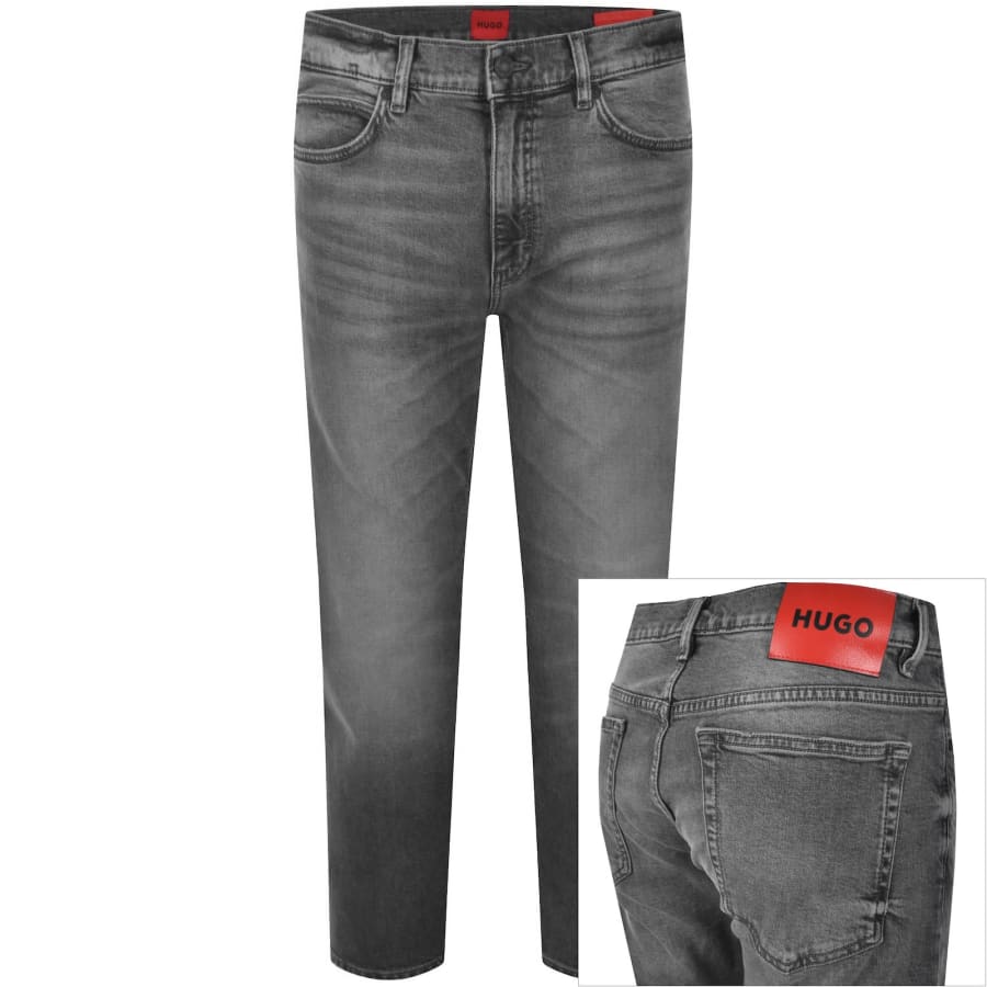 Image number 1 for HUGO 708 Slim Jeans Grey