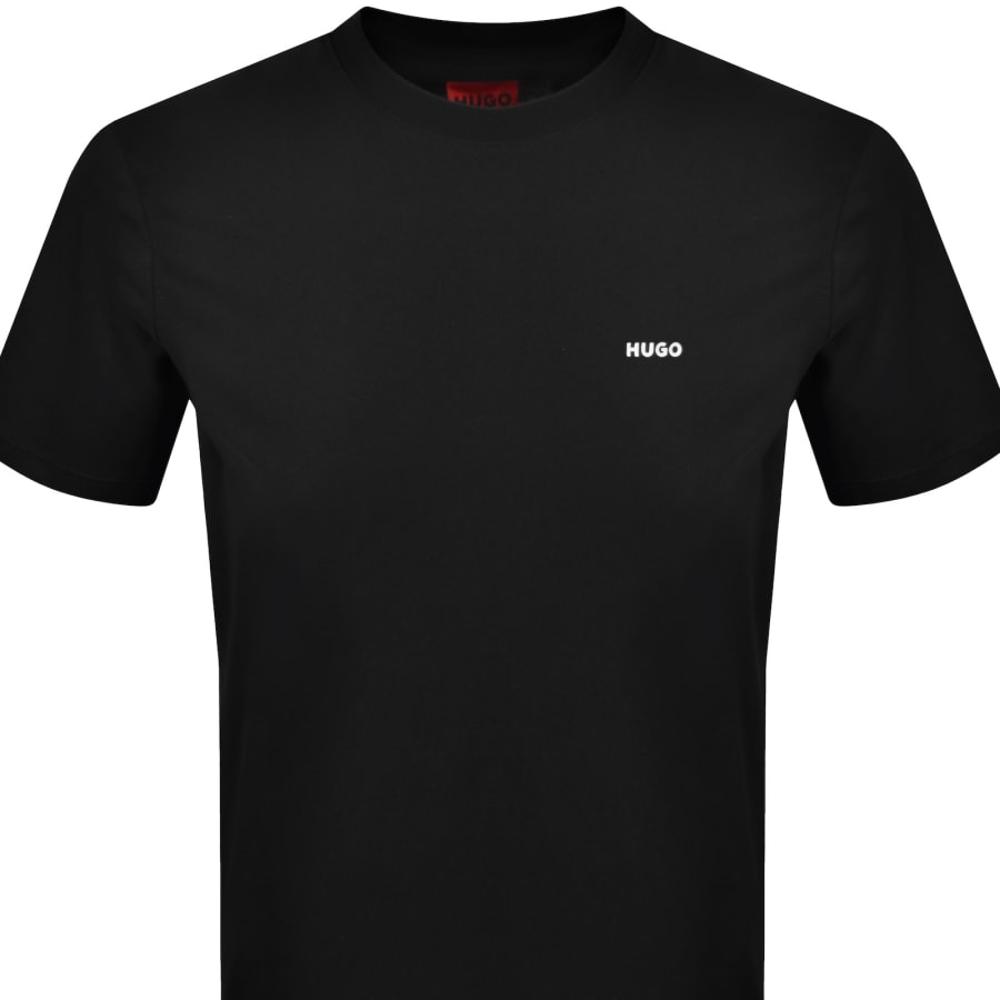 Image number 3 for HUGO Derlyns T Shirt Black