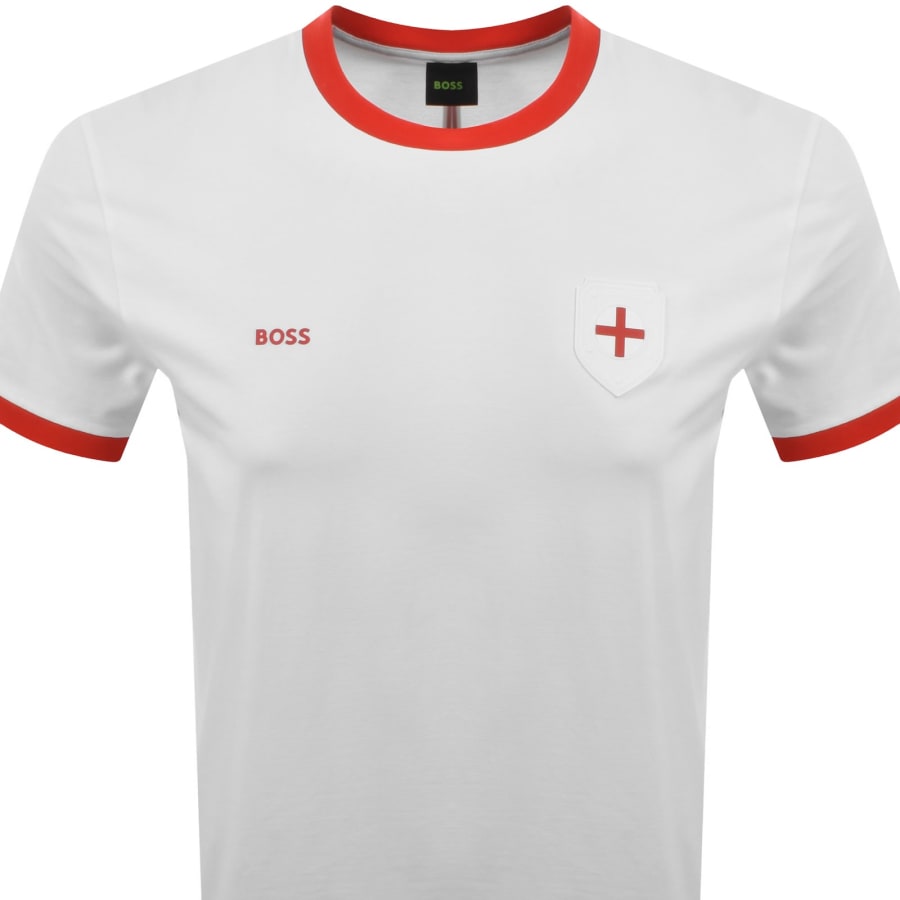 Image number 2 for BOSS England T Shirt White