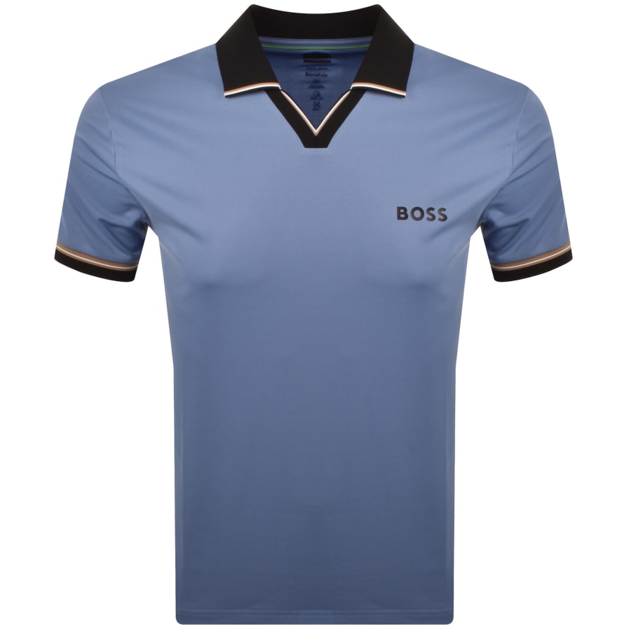 Image number 1 for BOSS PL TOC Serve 2 Polo T Shirt Blue
