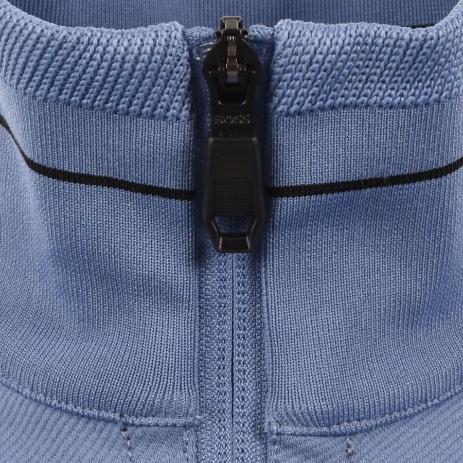 Image number 4 for BOSS SW Member QZ Sweatshirt Blue