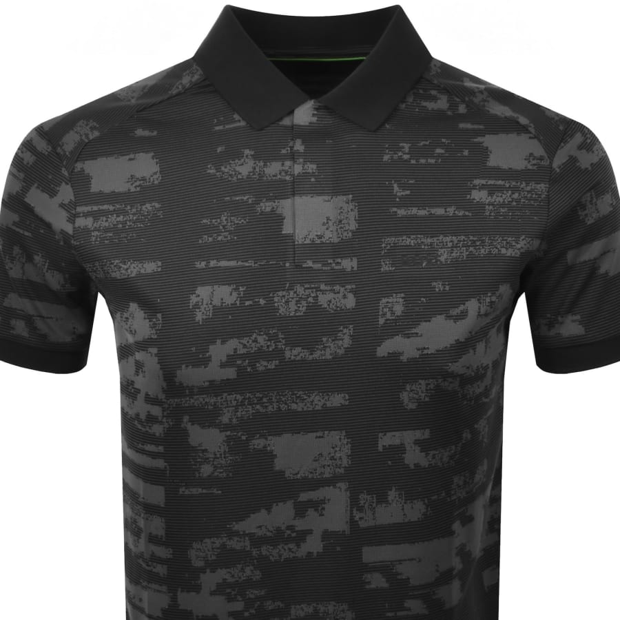 Image number 2 for BOSS PL Active Repeat Polo T Shirt Black