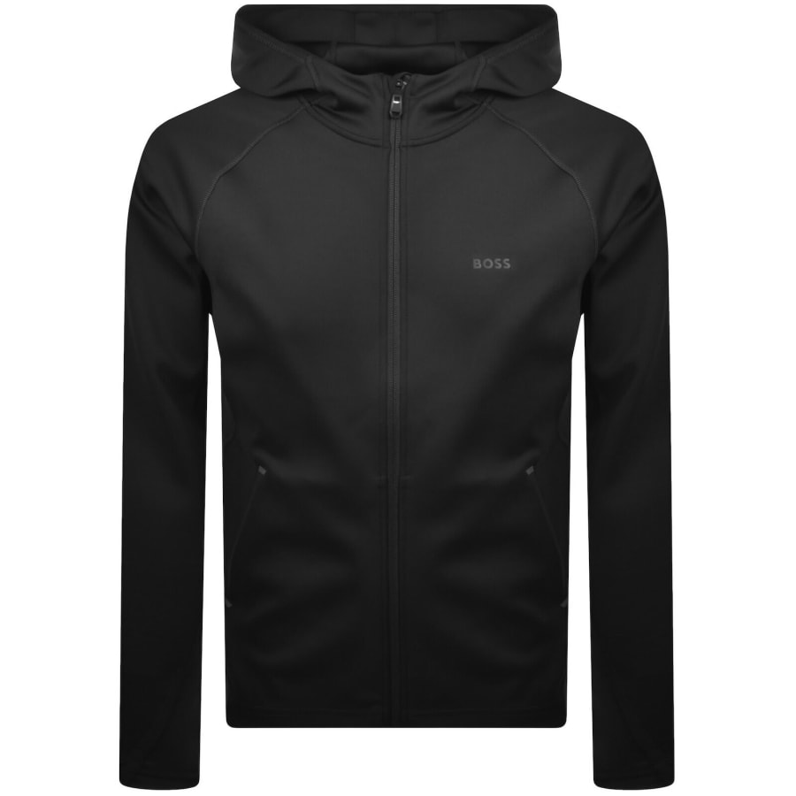 Image number 1 for BOSS Sicon Active Full Zip Hoodie Black