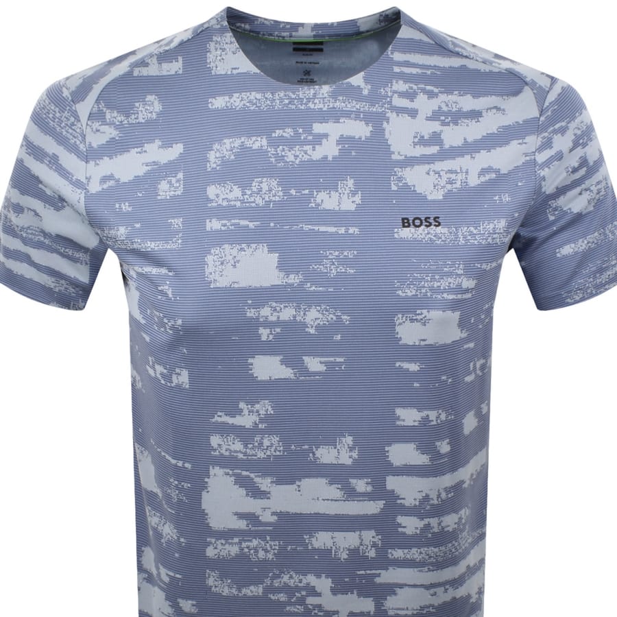 Image number 2 for BOSS TS Active Repeat T Shirt Blue