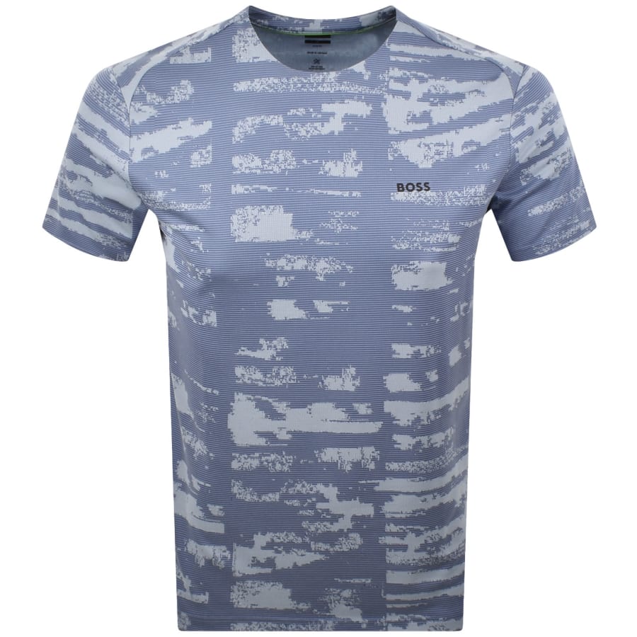 Image number 1 for BOSS TS Active Repeat T Shirt Blue