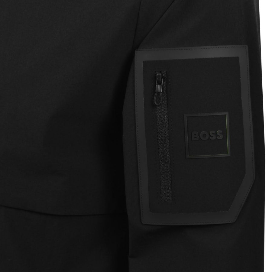 Image number 4 for BOSS Globe Overshirt Black