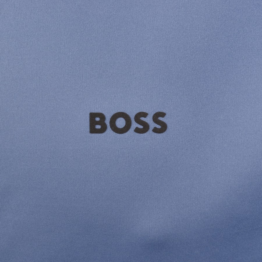 Image number 3 for BOSS Sicon Active Full Zip Hoodie Blue