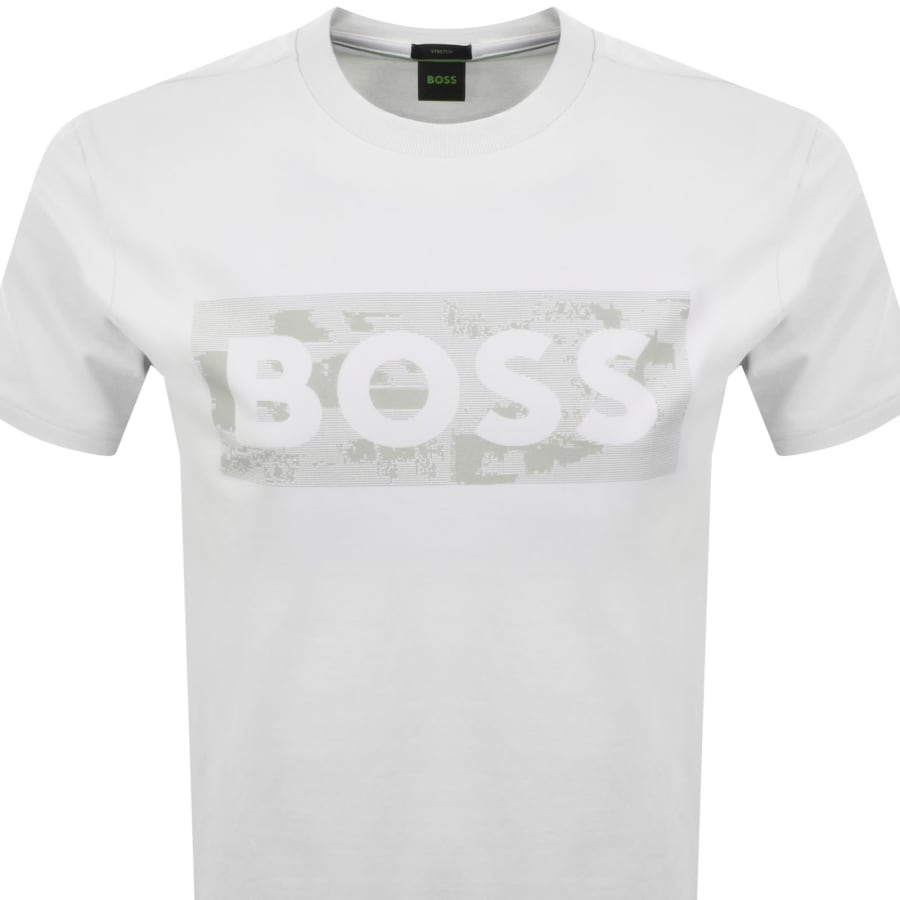 Image number 2 for BOSS Globe Logo T Shirt White