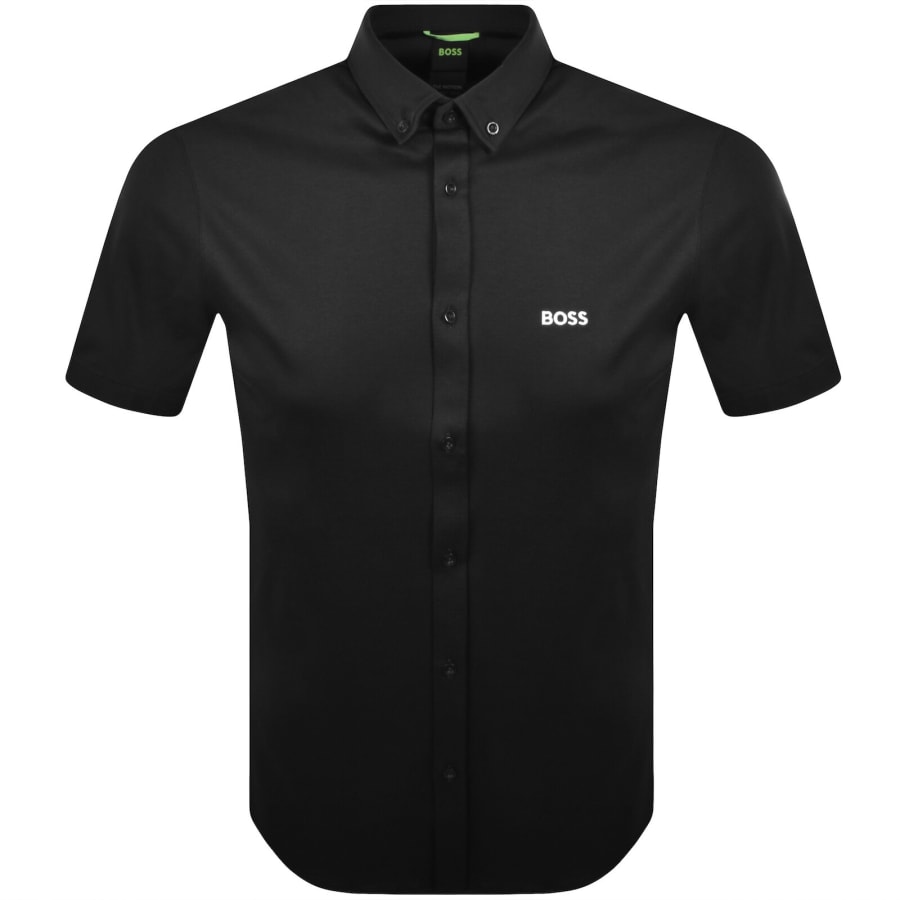 Image number 1 for BOSS ST Motion Short Sleeve Shirt Black
