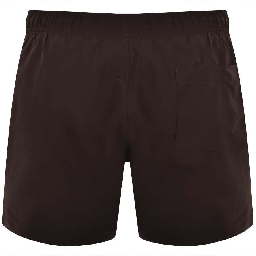 Image number 3 for BOSS Iconic Swim Shorts Dark Brown