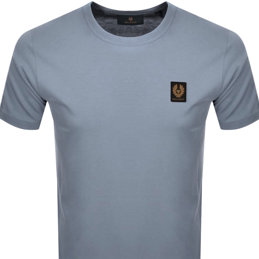 Image number 2 for Belstaff Featherweight Logo T Shirt Blue