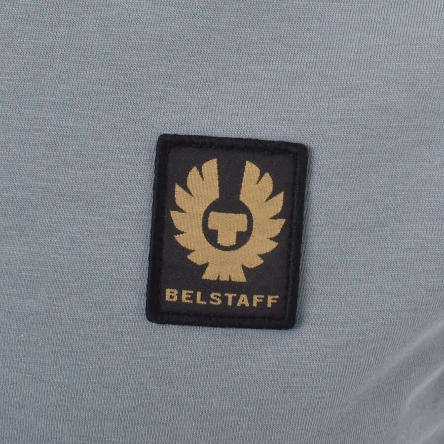Image number 3 for Belstaff Featherweight Logo T Shirt Blue
