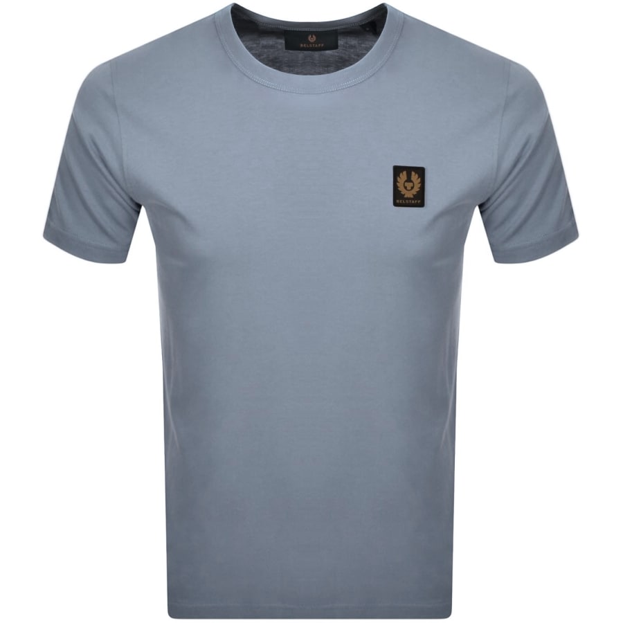 Image number 1 for Belstaff Featherweight Logo T Shirt Blue