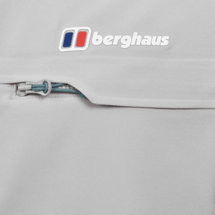 Image number 2 for Berghaus Wavertree Hooded Jacket Light Grey