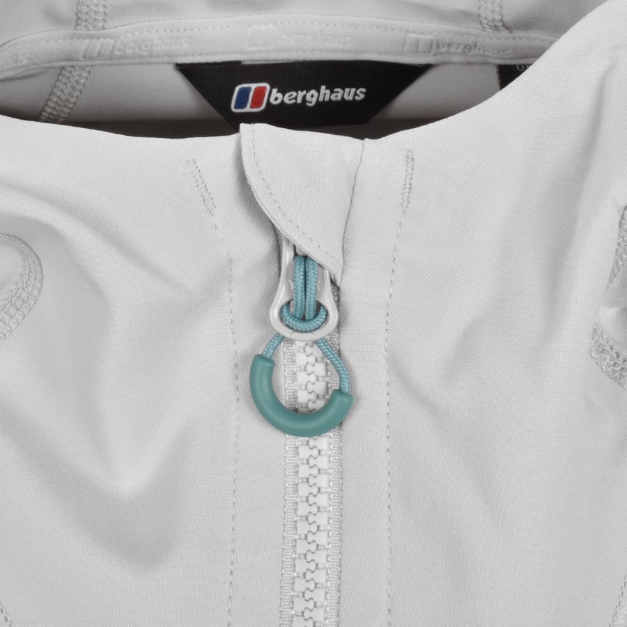 Image number 3 for Berghaus Wavertree Hooded Jacket Light Grey