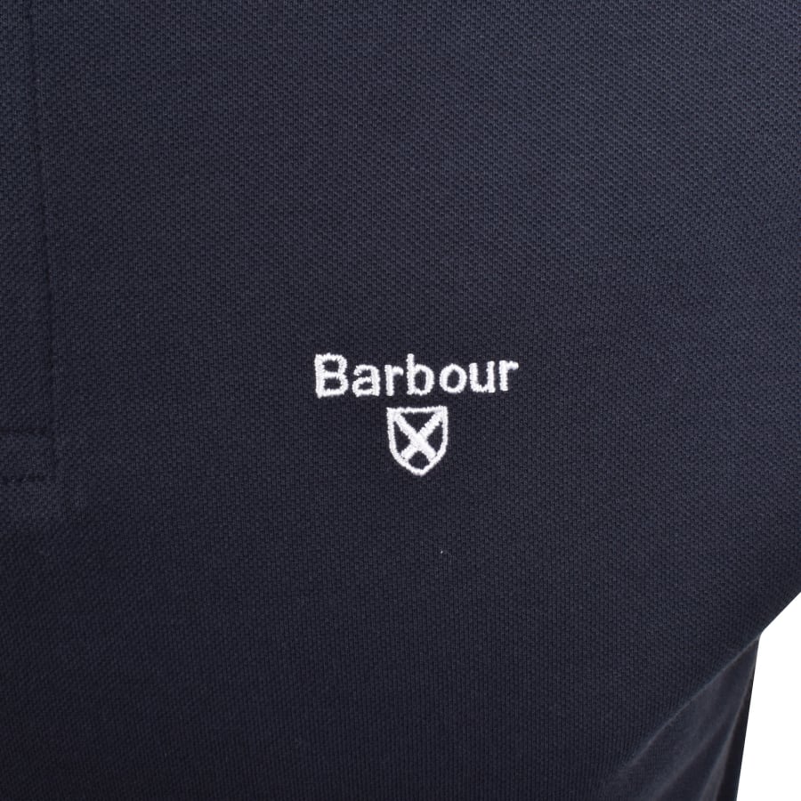 Image number 3 for Barbour Ferrybridge Tailored Polo T Shirt Navy