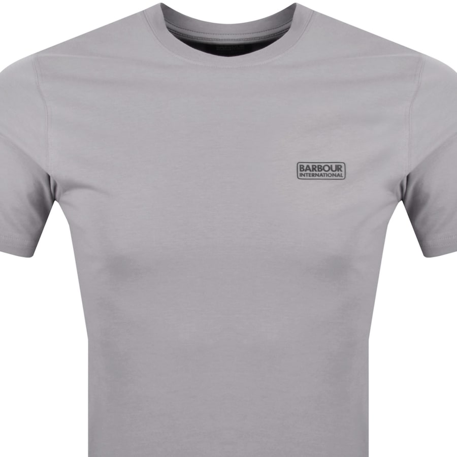 Image number 2 for Barbour International Small Logo T Shirt Grey
