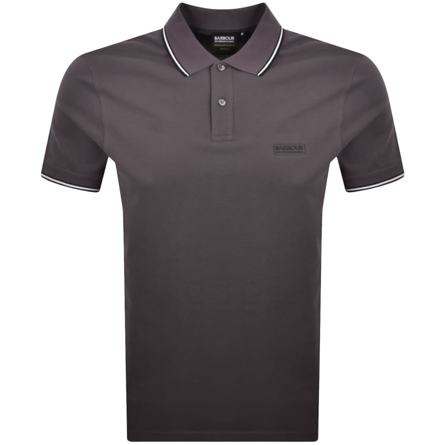 Image number 1 for Barbour International Evan Polo Grey