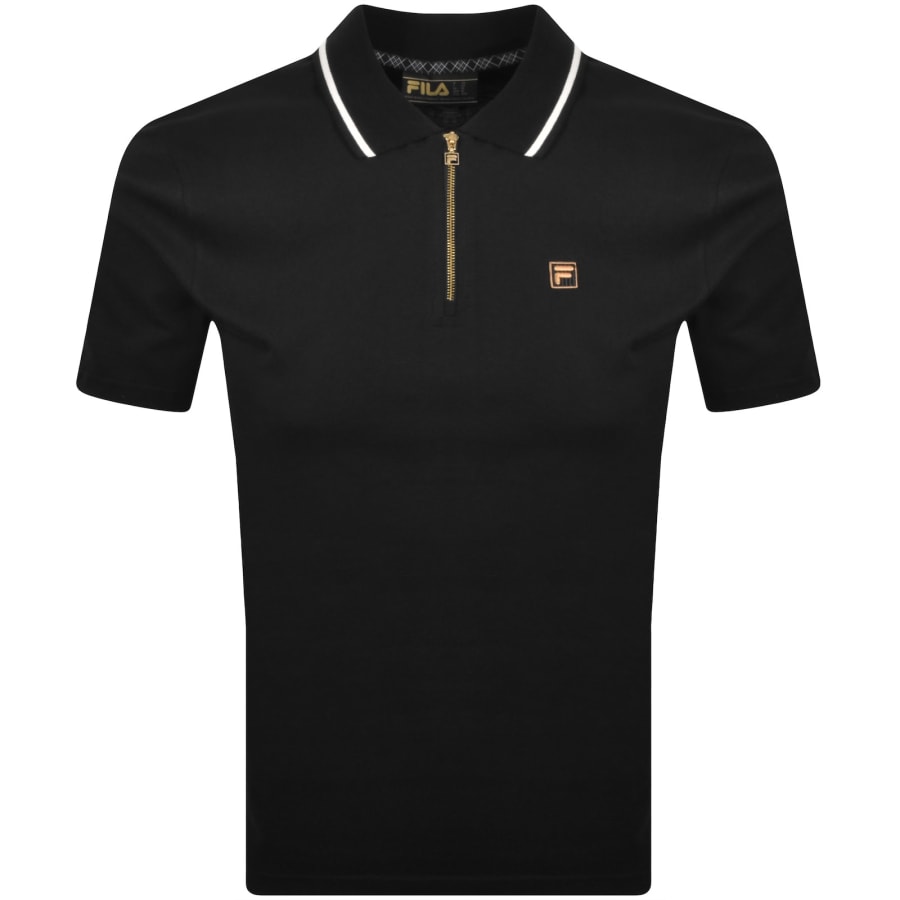 Image number 1 for Fila Lemar 2 Polo T Shirt Black