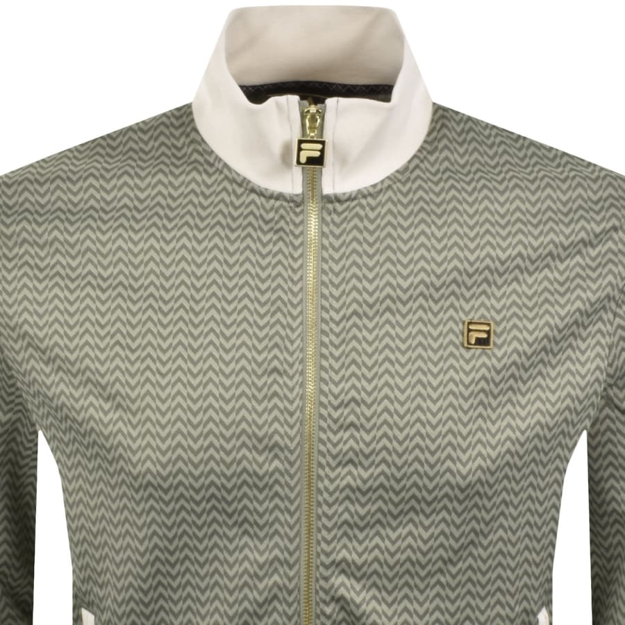 Image number 2 for Fila Mathers Track Top Green