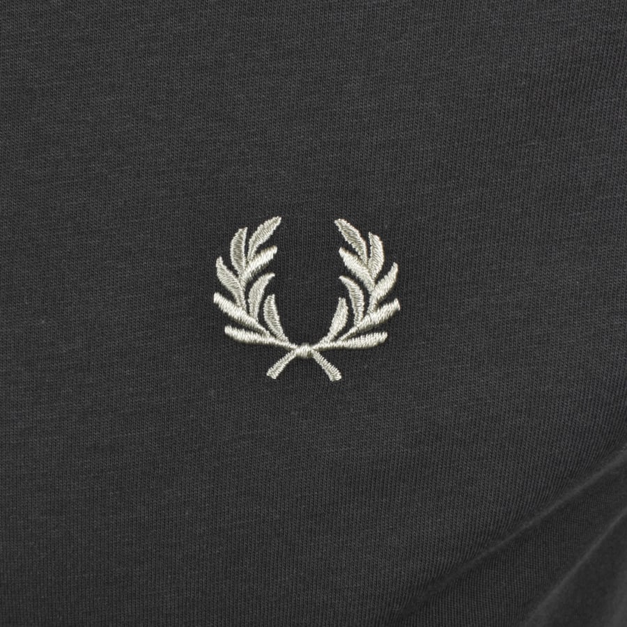 Image number 3 for Fred Perry Twin Tipped T Shirt Anchor Grey