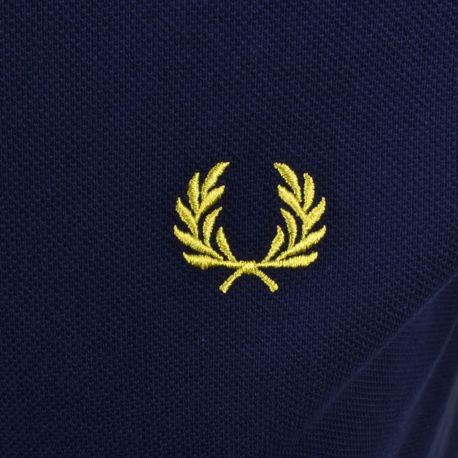 Image number 3 for Fred Perry Twin Tipped Polo T Shirt Navy
